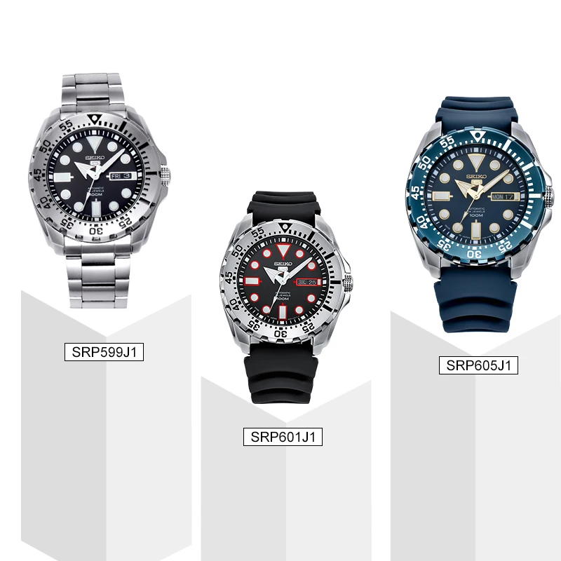 Мужские автоматические механические часы Seiko 5 100% оригинал нержавеющая сталь 10