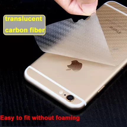 Для iPhone 6 6s полное покрытие 3D защита от отпечатков пальцев из углеродного волокна