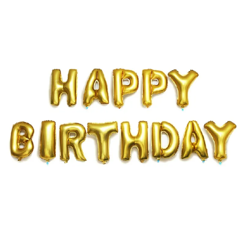 32 дюйма фольгированные воздушные шары с цифрами на 1 день рождения 15 шт. Свадебные цифровые воздушные шары украшения для дня рождения Детские Фигурки игрушки для душа - Цвет: gold set