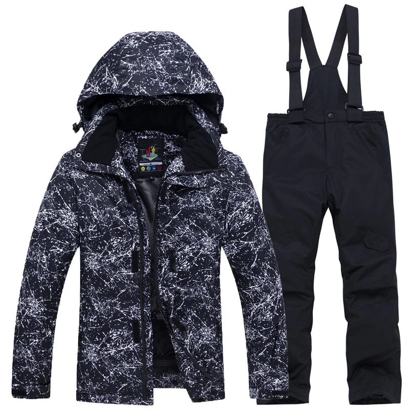 

Skiing Sets Boys Ski suits Jacket Pant Kids Warm Windproof Waterproof Snow Snowboarding Children Outdoor Winter Clothes