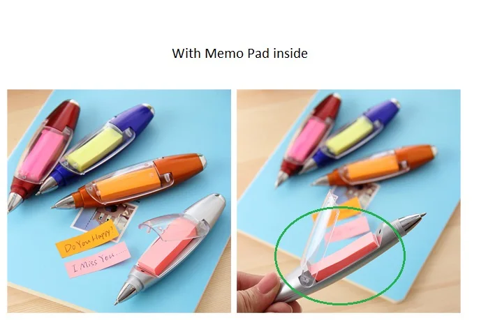 Креативная новая многофункциональная шариковая ручка, с блокнотом, светодиодный фонарь, веревка, может добавить логотип для большого количества