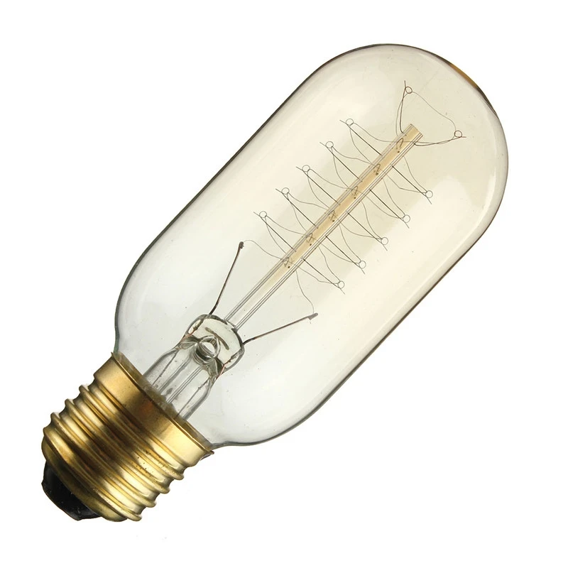 Подвесной светильник в стиле ретро T45 Винтаж Эдисон лампы E27 можно использовать энергосберегающую лампу или светодиодную лампочку) 220 Праздничные огни 30 Вт Светодиодная лампа накаливания Lampada для домашнего декора