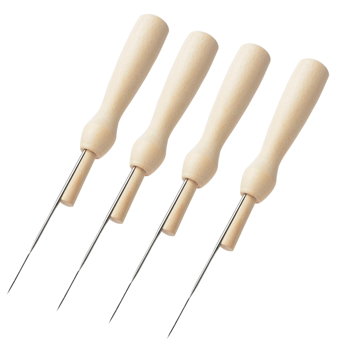 

4pcs/lot Felting Needles Wool Pocked Tools Wooden Handle With A Needle Felt Needle Felting Tool Felt Diy Package Craft Supplies