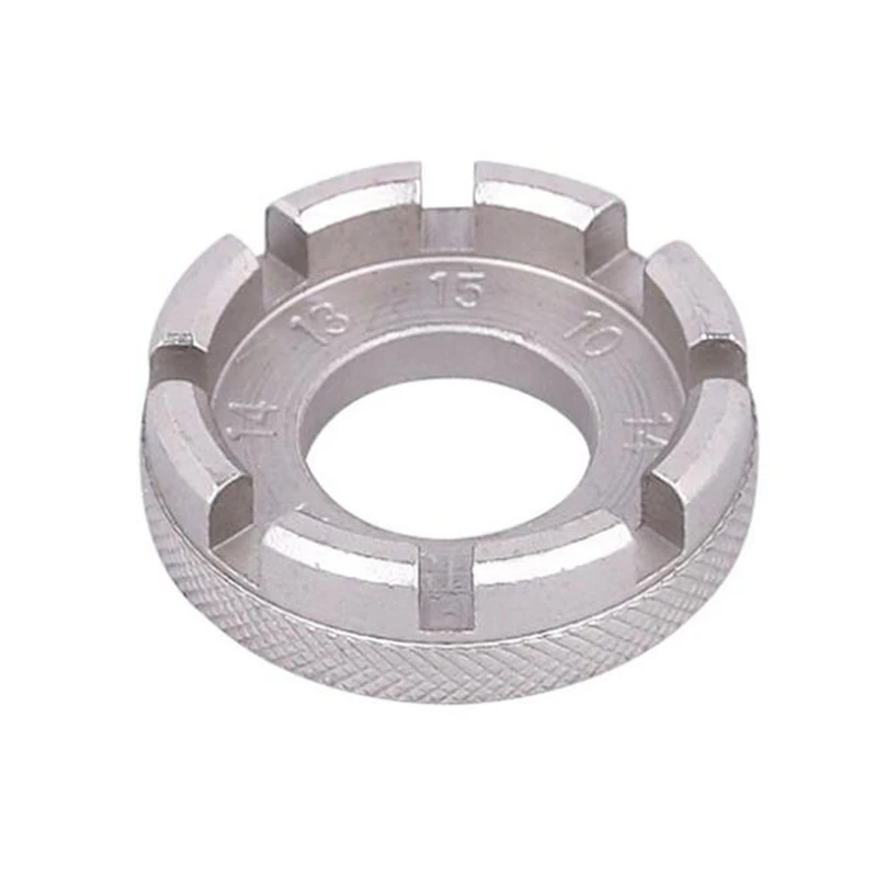 

Bicycle Spoke Nipple Wrench 8 Way Groove Bike Wheel Rim Adjuster Spanner Galvanized Repair Service Tool Key TOL-108