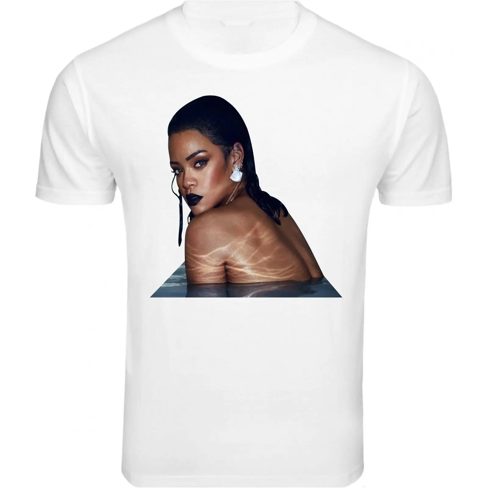 NEW RIHANNA ANTI ALBUM PICTURE POOL MEN T SHIRT YEAR BIRTHDAY CHRISTMAS | Мужская одежда