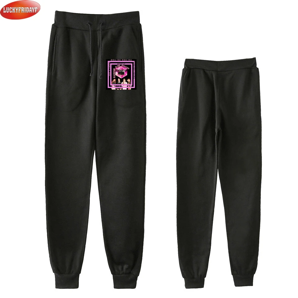 LUCKYFRIDAYF BLACKPINK Kpop печатных Jogger брюки для девочек для женщин/для мужчин повседневное уличная Лидер продаж пот