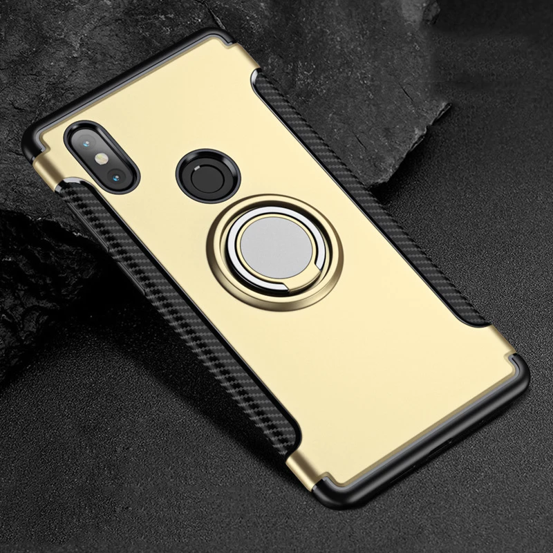 pouch phone Finger Ring 360 Full Protect Case For Xiaomi Mi Mix 2S Mix 2 / For Xiaomi Mi Note 3 Max 3 A1 A2 Cover Case For Xiaomi Mi 6 Mi8 phone pouch case