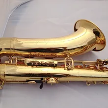 Тенор саксофон B музыкальный инструмент высокое качество саксофон золотой лак профессиональное издание Топ голос бесплатно