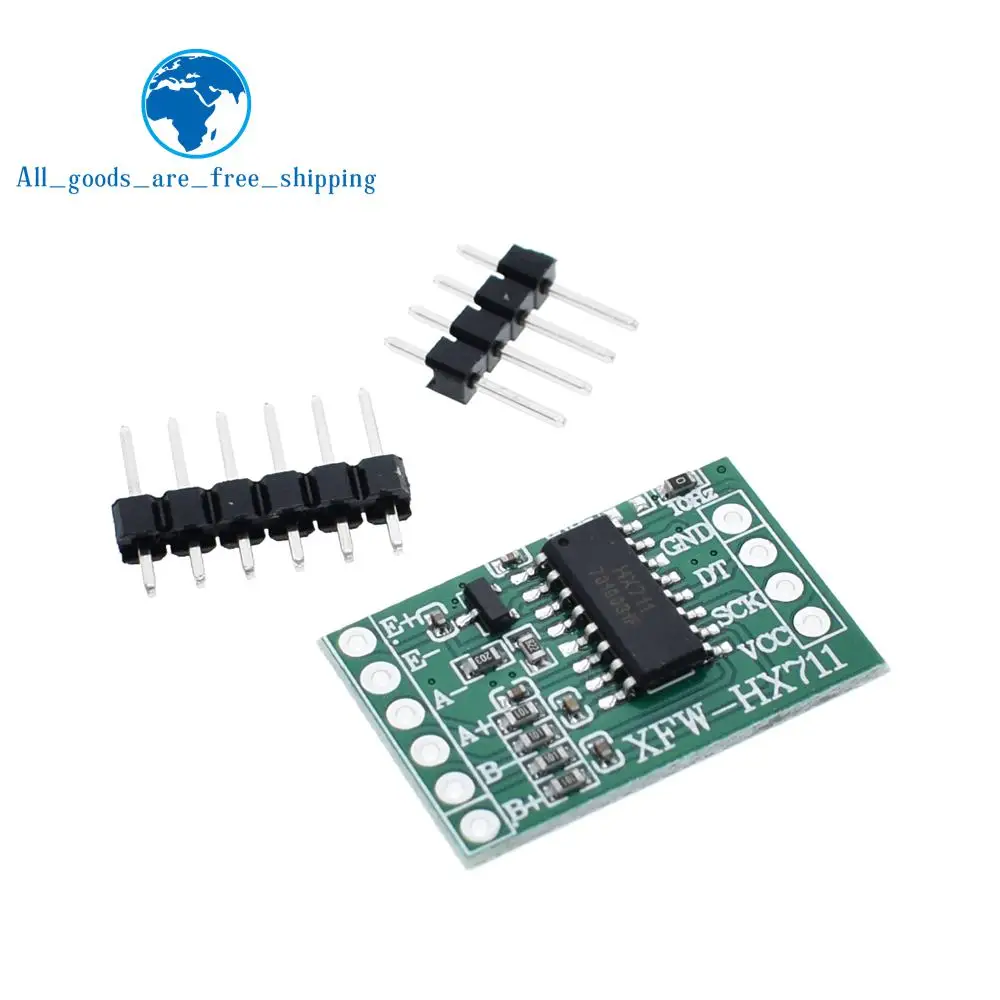 

TZT For Arduino Dual Channel HX711 Weighing Pressure Sensor 24-bit Precision A/D Module DIY Electronic Scale