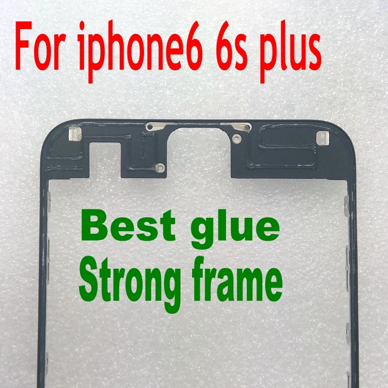 50 шт Черный/Белый Передний ободок с горячим клеем для iPhone 6 6s plus 4 7/5 5 LCD средняя