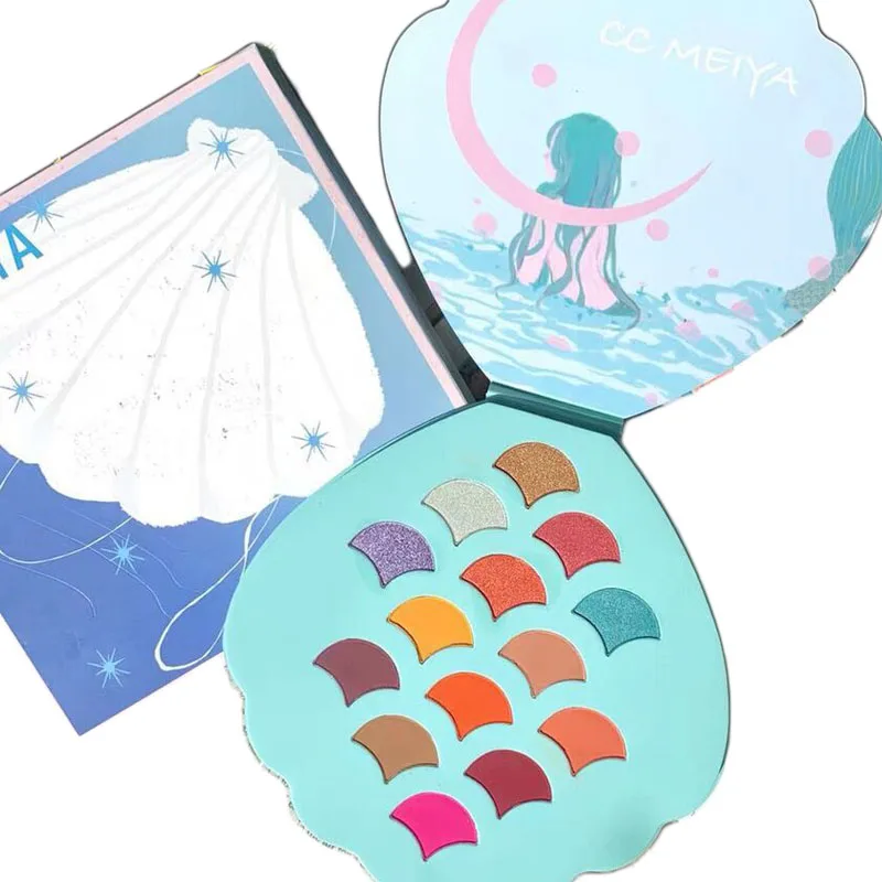 

2019 New 14 Color Shell Tears Shimmer Eye Shadow Makeup Palette High Quality Brand Gloss Matte Powder Shadow