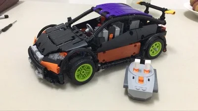 

New Technic Series The Hatchback Type R Set MOC Building Blocks Bricks Educational Compatible Lepins DIY Model Gift