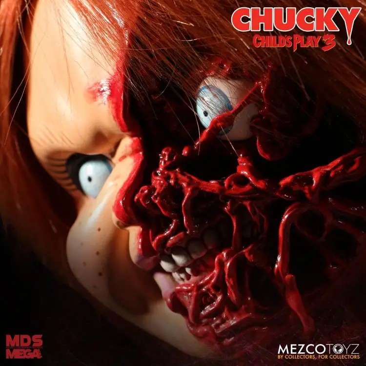 Mezco Toyz 78020 15 дюймов Chucky Rotten Face версия с голосовой коллекцией фигурка для фанатов подарок на праздник