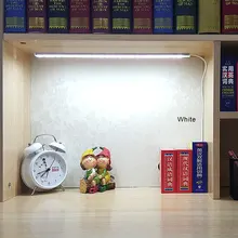 Светодиодный usb-светильник для книг, 5 в постоянного тока, 2835 SMD, портативный, 35 см, трубка, Жесткая светодиодная лента, лампа для ночного стола, чтения, освещение, лампа