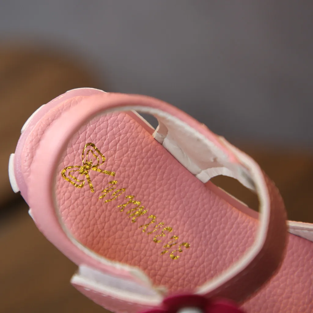 Г.; Высококачественная детская летняя обувь для маленьких девочек; детская обувь для девочек из искусственной кожи; обувь принцессы с цветами для девочек