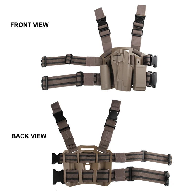 Tactical Right Hand Military Gun Belt Colt 1911 Holster Belt with Paddle For Hunting RL31-0004 (10)