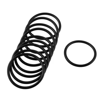 

10 pcs Black Rubber Oil Seal O-rings Seals washers 35 x 30 x 2.5mm