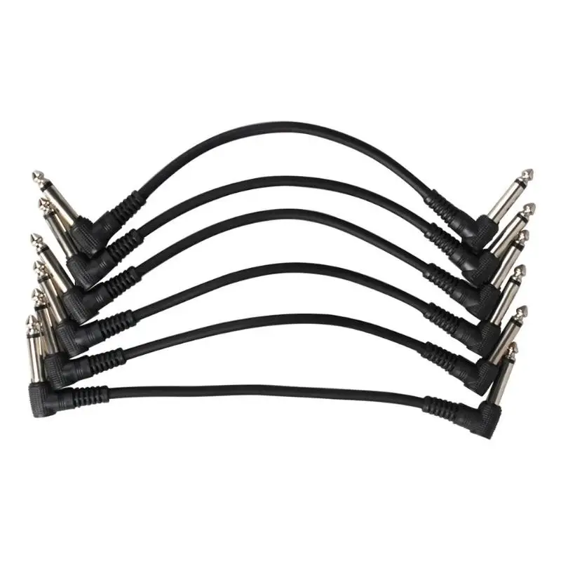 

6pcs GT60 Copper Guitar Audio Connection Line Effects Device Lines Connecting the Instrument Accessories