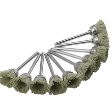 10 шт. мини-полированная Цветочная головка абразивная проволока резьба по дереву шлифовальные инструменты для удаления заусенцев