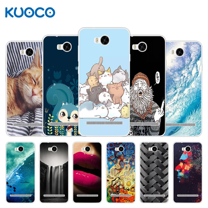 

Soft TPU Case for Huawei Y3II / Y3 II 2 Cover Sea Waves Design Phone Case For Huawei Y3 II Y3 2 Capa For Y3 2 Y3II Lua-L21 Shell