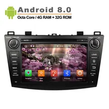 Android 8 0 Octa Core Car DVD Player for MAZDA 3 GPS Audio Radio 1024 600