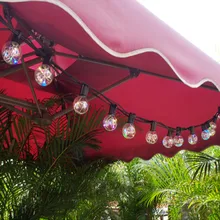 VNL 8 м 25X G40 Рождественский светодиодный RGB медный струнный светильник красочная гирлянда Сказочный светильник s для Рождества, свадьбы, вечеринки, наружного декора