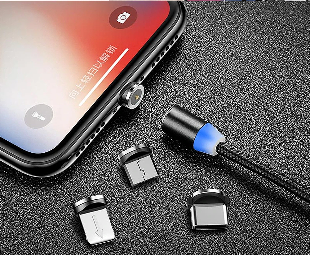 

Magnetic Cable Micro usb Type C Fast Charging Adapter Microusb Type-C Magnet Charger USB For iphone Huawei Samsung xiaomi