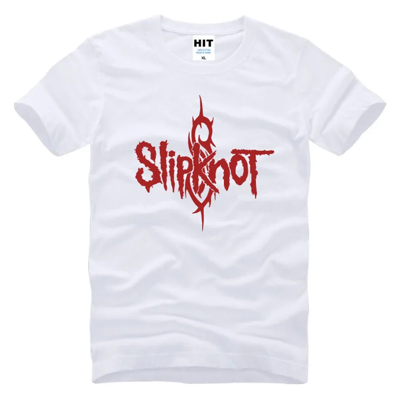 Модная крутая новая футболка с принтом Slipknot, Мужская футболка в стиле панк-рок, новая хлопковая футболка с коротким рукавом, мужские топы, футболки, sbz5094 - Цвет: same as picture