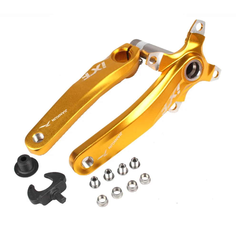 Cheap Bicycle Crank Set IXF 104 BCD CNC Untralight Crank Arm MTB Road Bicycle Crankset With BB Crank for Bicycle Accessories Bike Part