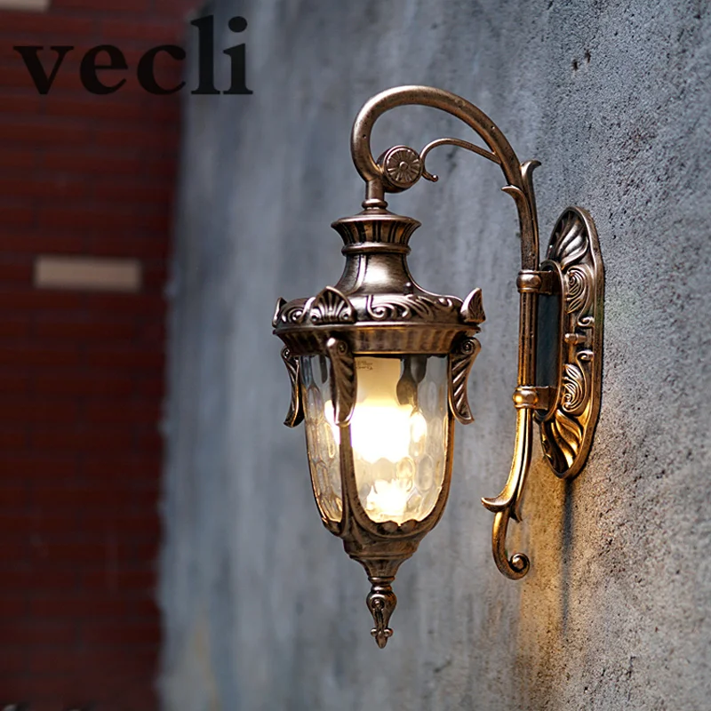 Европейский открытый настенный светильник американский стиль ретро наружный светильник водонепроницаемый O садовый светильник s