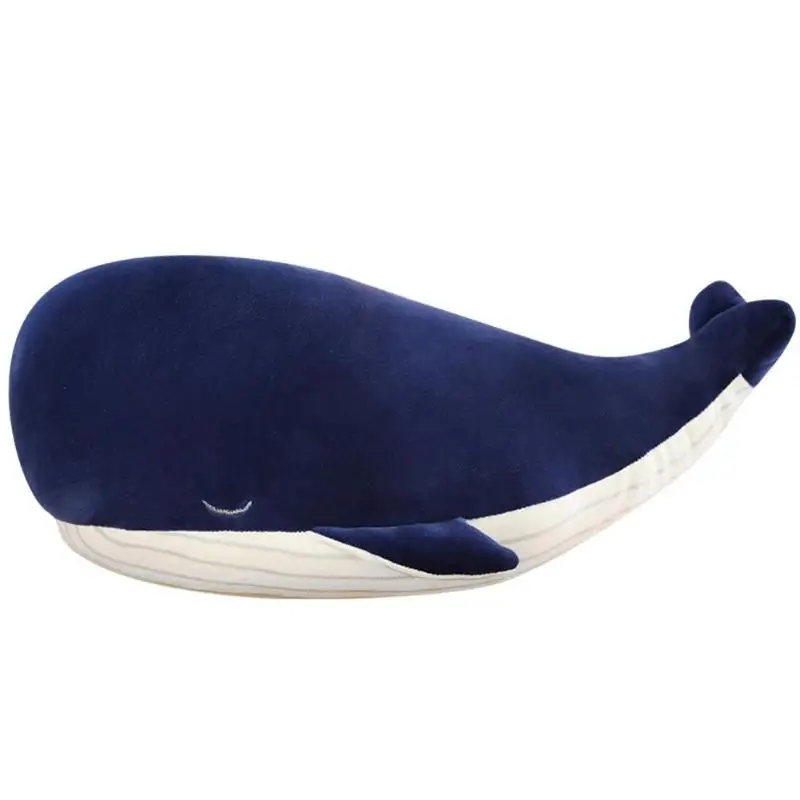 

65cm Plush Pillows Toy Stuffed Whale Toy Kids Children Sofa Pillow Boys Cushion Girls Animal Reading Pillow for Birthday Gifts