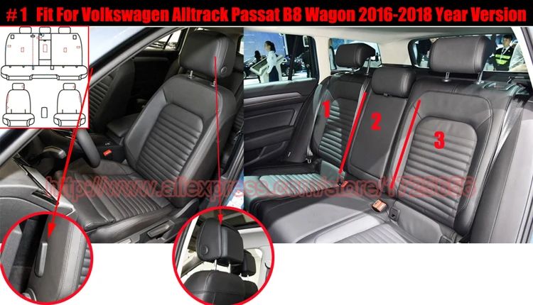 AutoDecorun Dedicated Seat Cushion for Volkswagen Alltrack Passat B8 Variant Car Seat Covers Supports Seats Protectors - AliExpress Automobiles &