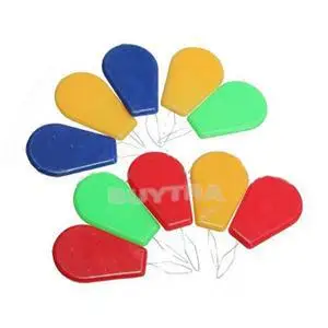 

Vorkin Hot 10Pcs/lot Plastic Wire Stitch Insert Craft Tool Sewing Machines Needle Threader