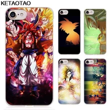 KETAOTAO Dragon Ball Goku чехол для телефона s для iPhone 4S 5C 5S 6S 7 8 SE 5Plus XR XS Max чехол кристально чистый мягкий TPU чехол s