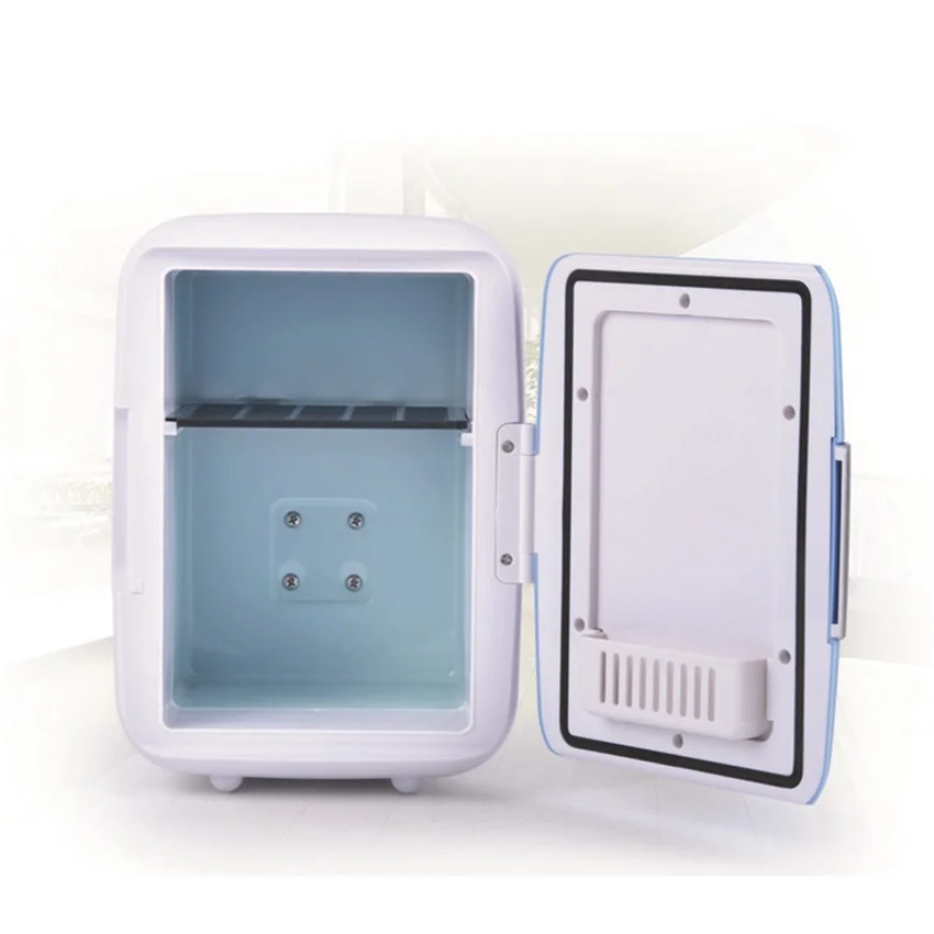 12V 220V Mini Car Fridge Portable household Refrigerator Travel Auto Cooler Freezer Warmer cooling Box Dual Use Office 4L