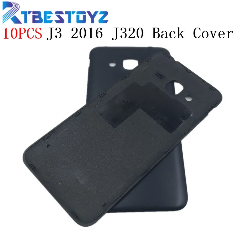 RTBESTOYZ 10 шт./лот корпус для Samsung Galaxy J3 2016 J320 J320F J320H задняя крышка батарея дверь