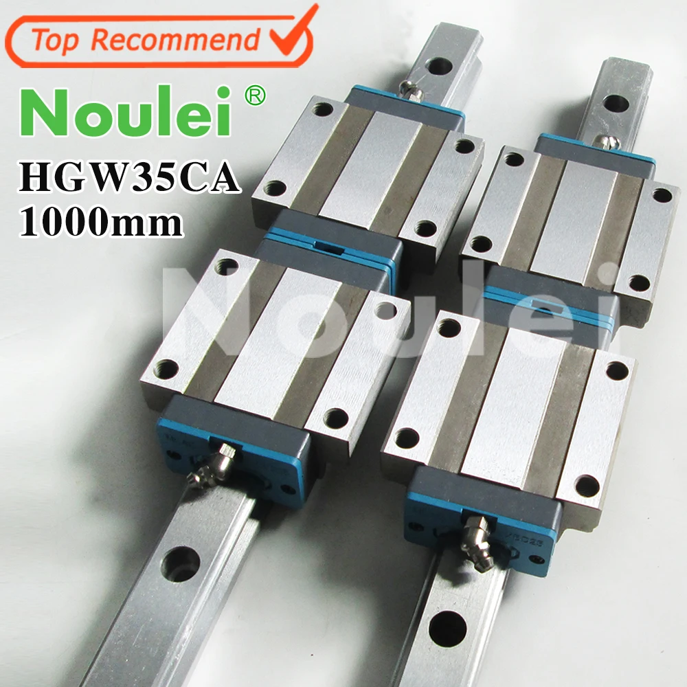 

Noulei HGW35CA linear slider with HG35 1000mm guide rail 35mm set for CNC machine parts High quality SELF-OWNED BRAND