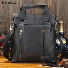 The new 2016 high-quality goods men’s bags European and American fashion one shoulder aslant portable head layer cowhide bags