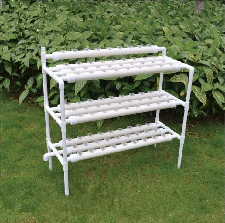 NFT Hydroponics system with 90pcs of net cup. Home hydroponics system. Nutrient Film Technique (NFT) NFT Hydroponics system with 90pcs of net cup. Home hydroponics system. Nutrient Film Technique (NFT)