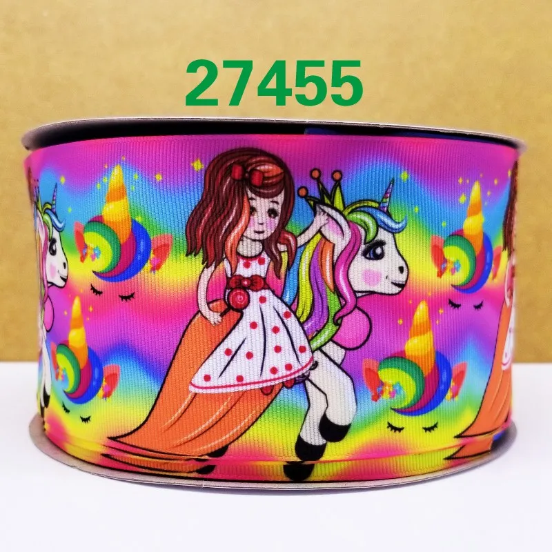 50 ярдов мультфильм напечатанный grosgrain ленты 27456