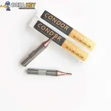 Xhorse Condor XC Мини автоматический копировально-фрезерный станок для обработки замочных ключей Концевая фреза 2.0x6x40x3F Карбид сверло