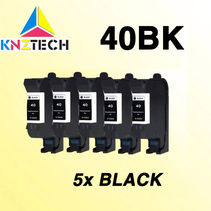 5x совместимый для hp40 картриджи с чернилами заменить за 40 51640A D2680 F4240 F4280 F4440 F4480 F4435