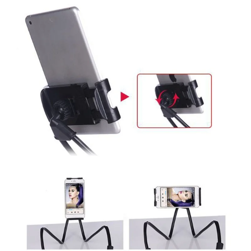 Гибкий, для мобильных телефонов с держателем с завязками на шее без застежки Цепочки и ожерелья кронштейн кровать 360 градусов держатель-подставка для смартфона для iPhone Xiaomi huawei