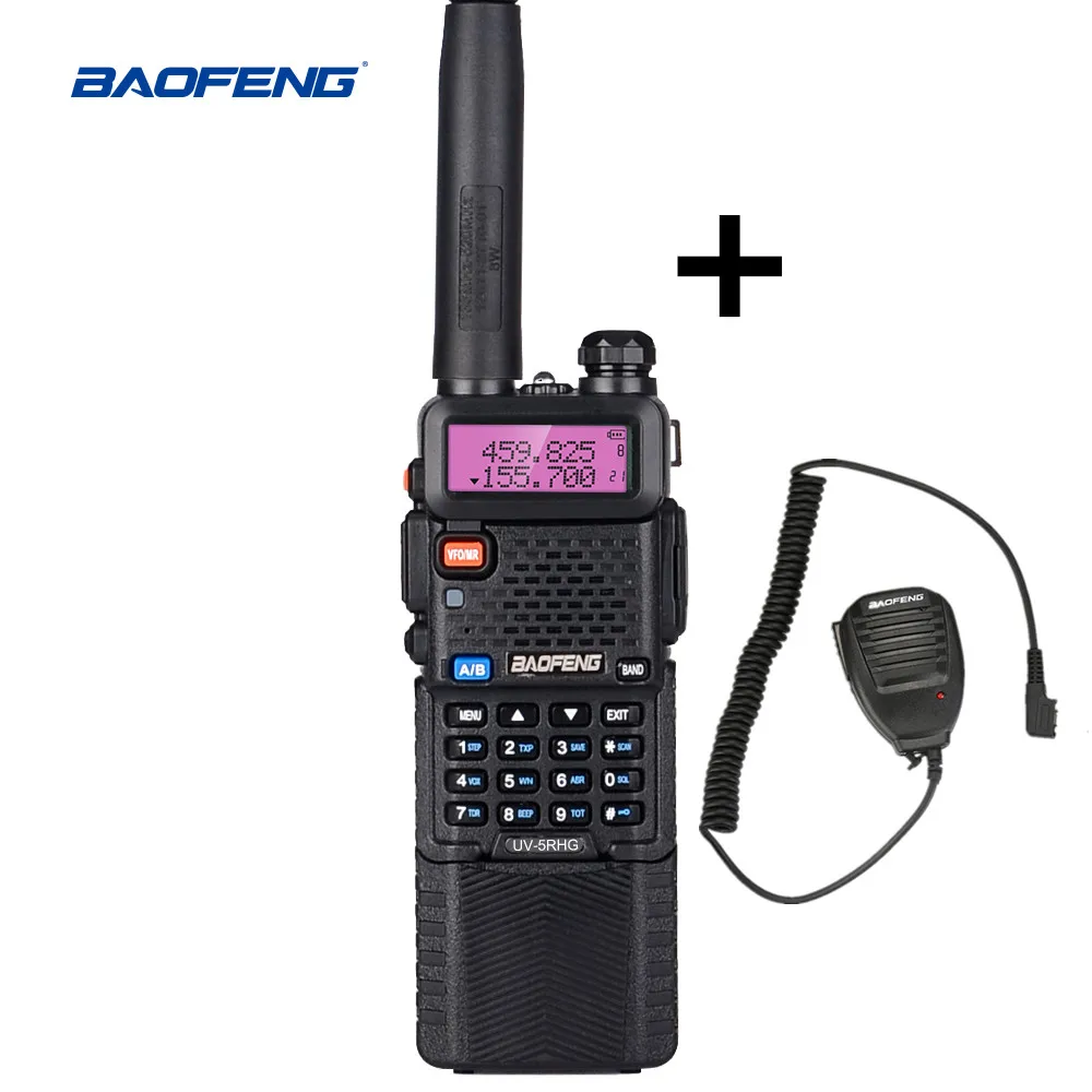 Baofeng UV 5R HG 8 ватт Walkie Talkie Tri Power 3800 мАч 10 км двухдиапазонный мощный Вт Дальний