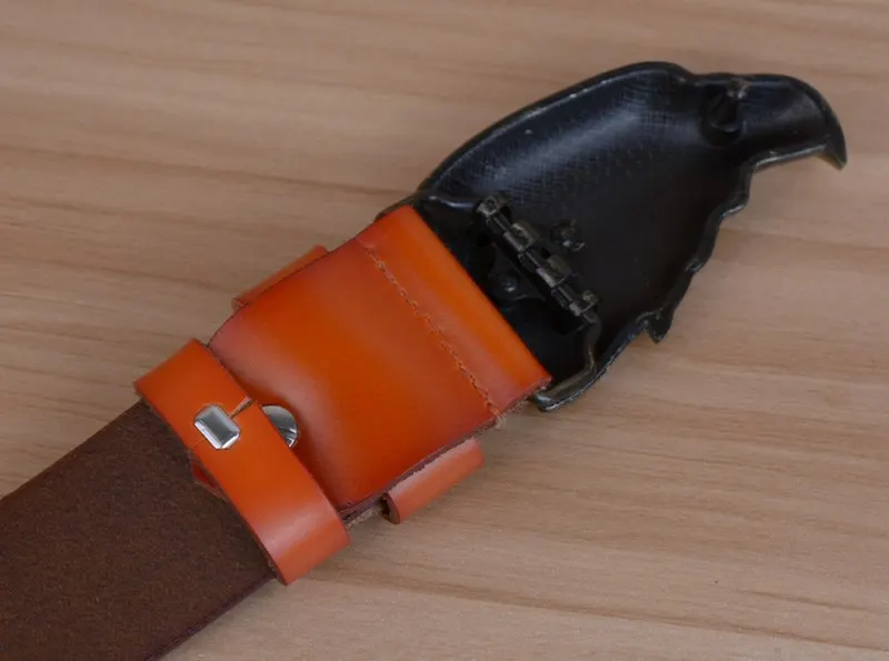 blue leather belt Eagle Designers Luxury Fashion Vintage Male Strap Brand Genuine Leather Belts for Men Punk Cowskin for Jeans Cintos Ceinture brown dress belt