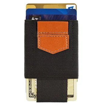 

Pull-style Minimalist Men Credit Card Holder Wallet Elastic Belt Fixed Business Card holder case Women Purse
