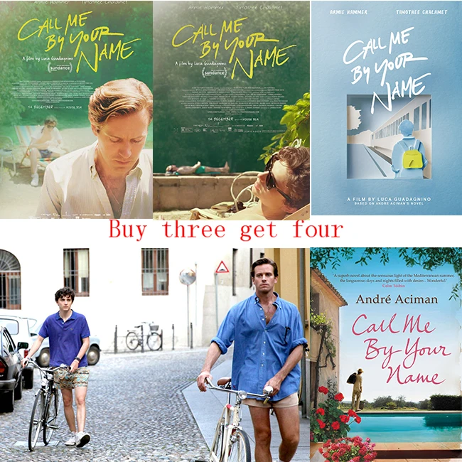 Call me by your name Poster Clear Image Wall Stickers Home Decoration