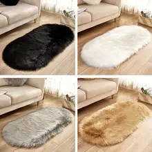 60*120 см Имитация шерсти Овальный ковер для гостиной ковер для детской комнаты осень-зима теплый утолщенный высококачественный ковер