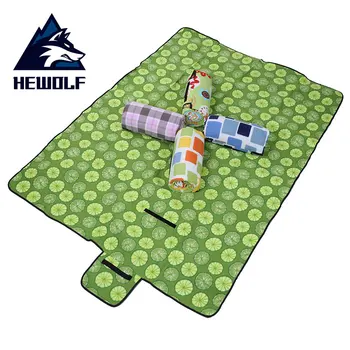 

Hewolf Outdoor Picnic Mat Camping Ultralight Portable Picnic Mat High Quality Thickened Fleece Waterproof Fabric Caming Mat