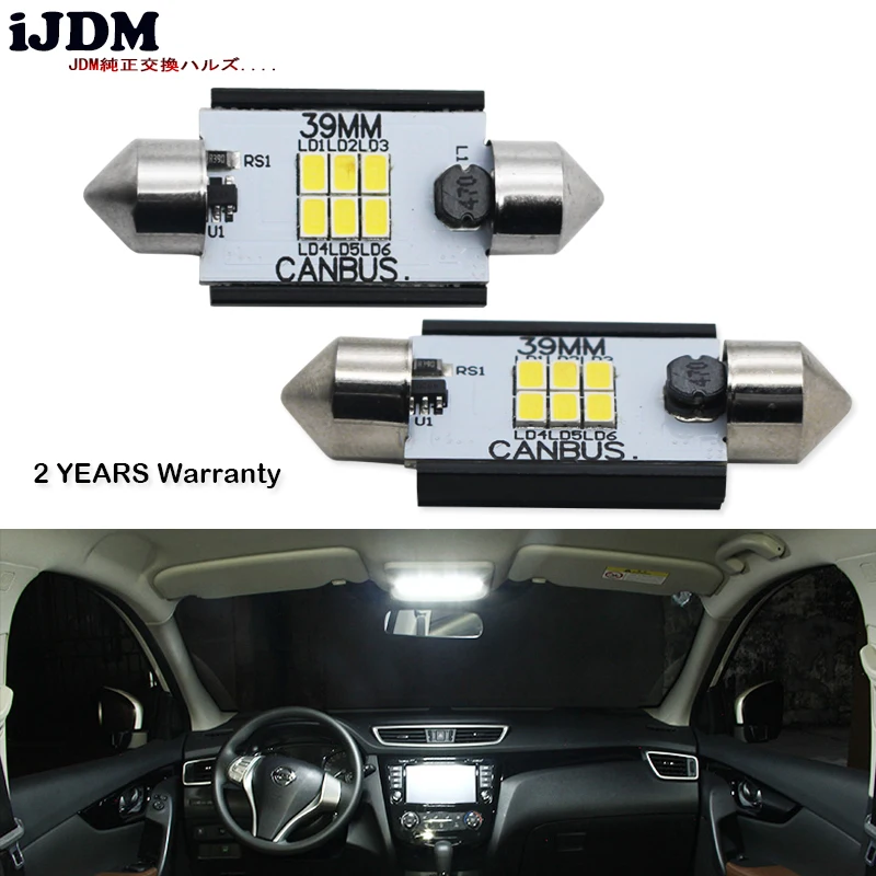 IJDM высокое качество C5W C10W LED 31/36/39/41 мм CANBUS автомобильный гирлянда свет авто